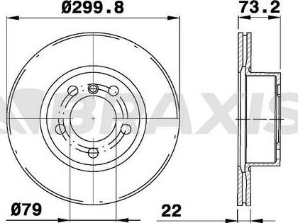 Braxis AD1031 - Discofreno autozon.pro