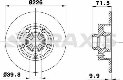 Braxis AD1020 - Discofreno autozon.pro