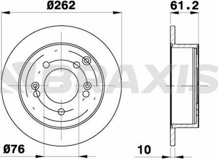 Braxis AE0446 - Discofreno autozon.pro