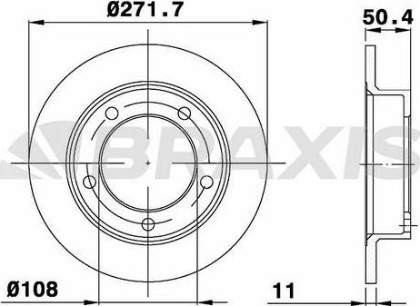 Braxis AE0463 - Discofreno autozon.pro