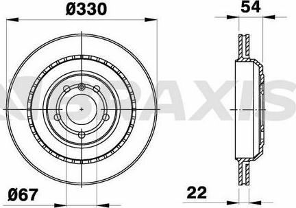 Braxis AE0409 - Discofreno autozon.pro