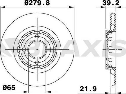 Braxis AE0488 - Discofreno autozon.pro