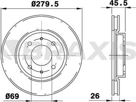 BENDIX 562573BC - Discofreno autozon.pro