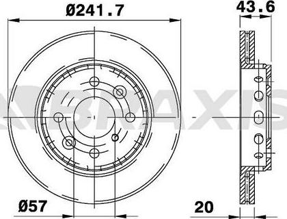 Braxis AE0522 - Discofreno autozon.pro