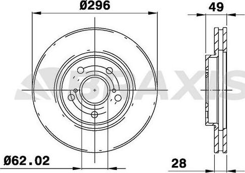 Braxis AE0570 - Discofreno autozon.pro