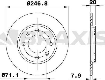 Braxis AE0649 - Discofreno autozon.pro