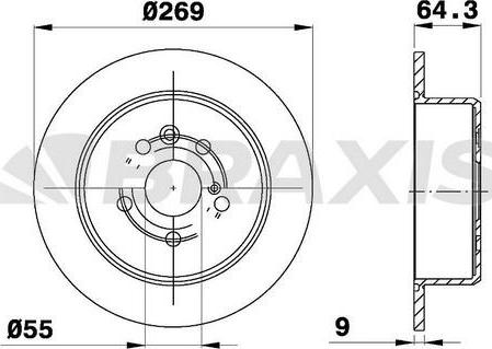 Braxis AE0650 - Discofreno autozon.pro