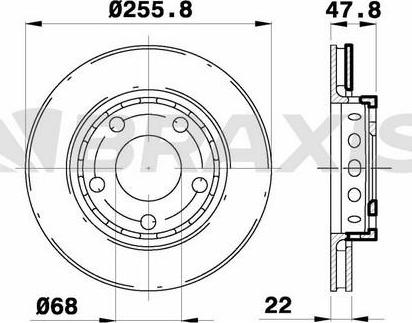 Braxis AE0622 - Discofreno autozon.pro