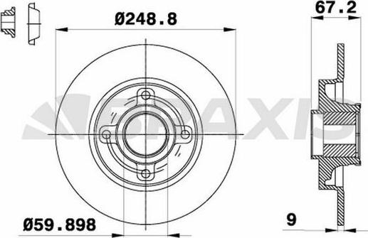 Braxis AE0098 - Discofreno autozon.pro