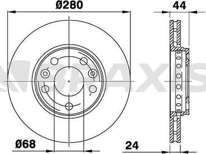 Braxis AE0064 - Discofreno autozon.pro