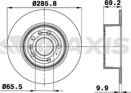 ABEX BD507S - Discofreno autozon.pro