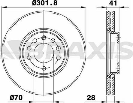 Braxis AE0355 - Discofreno autozon.pro