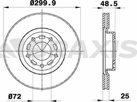 ABEX BD1215V - Discofreno autozon.pro