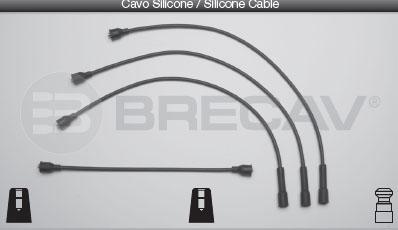 Brecav 25.505 - Kit cavi accensione autozon.pro