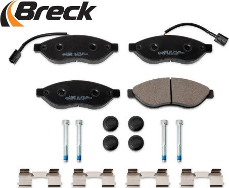 Breck 24469 00 703 10 - Kit pastiglie freno, Freno a disco autozon.pro