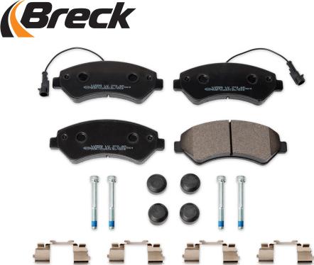 Breck 24467 00 703 20 - Kit pastiglie freno, Freno a disco autozon.pro