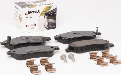 Breck 24638 00 701 00 - Kit pastiglie freno, Freno a disco autozon.pro