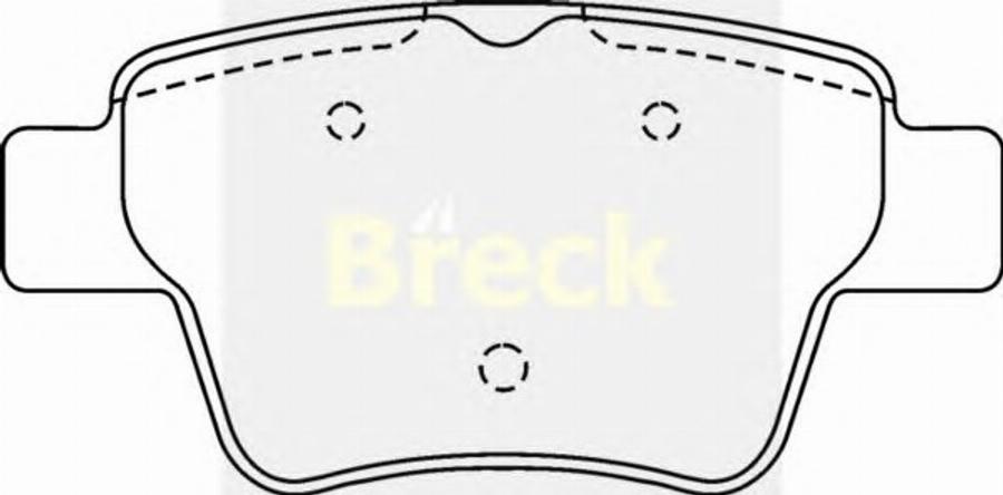 Breck 2415000 - Kit pastiglie freno, Freno a disco autozon.pro