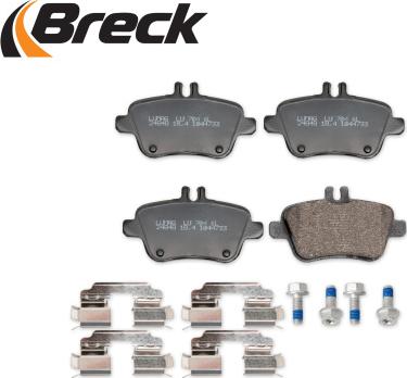 Breck 24848 00 704 10 - Kit pastiglie freno, Freno a disco autozon.pro