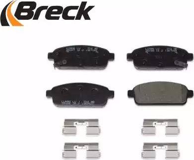 Breck 25096 00 704 10 - Kit pastiglie freno, Freno a disco autozon.pro