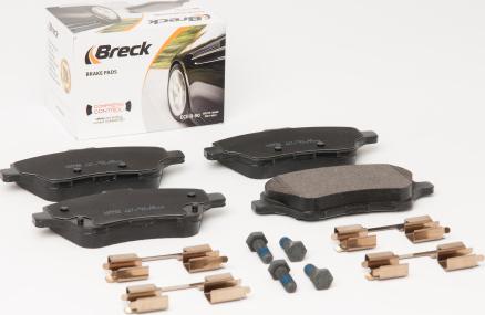 Breck 25134 00 701 00 - Kit pastiglie freno, Freno a disco autozon.pro