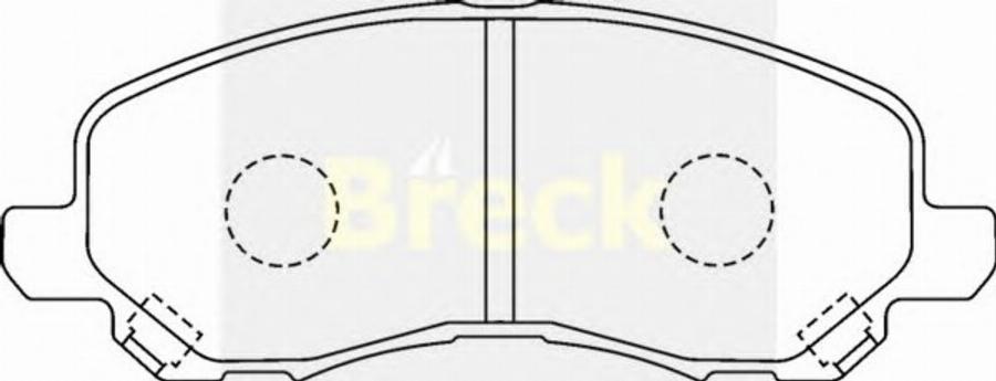 Breck 20788 00 C - Kit pastiglie freno, Freno a disco autozon.pro