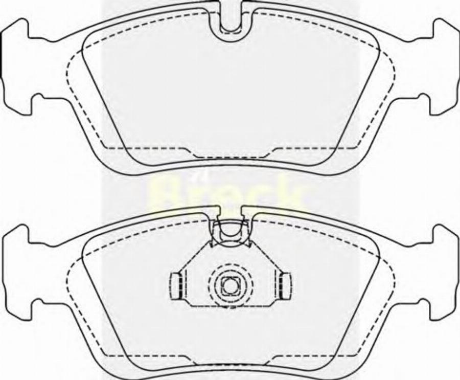 Breck 21912 00 - Kit pastiglie freno, Freno a disco autozon.pro