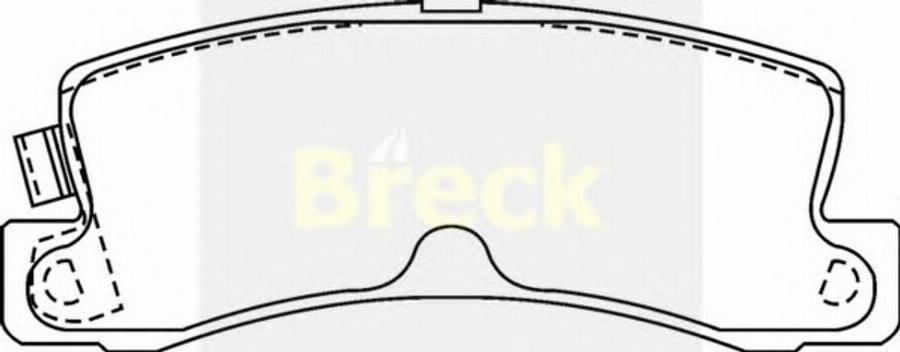 Breck 21833 10 C - Kit pastiglie freno, Freno a disco autozon.pro