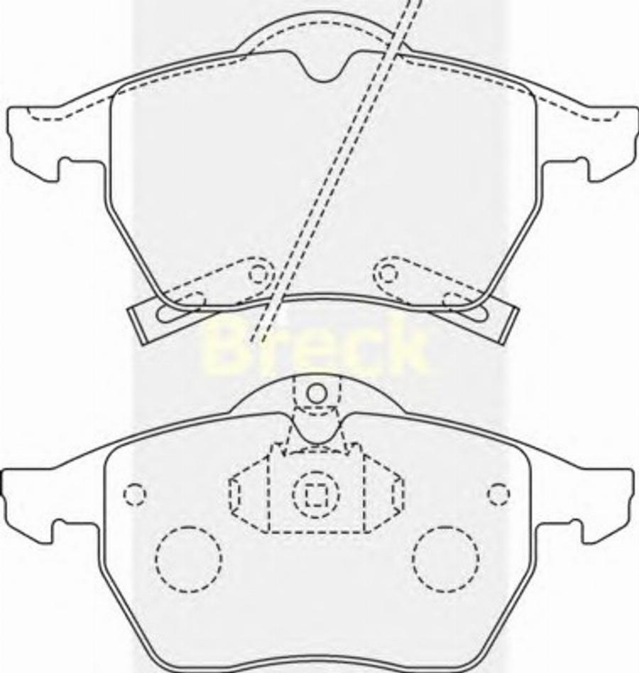 Breck 21829 00 C - Kit pastiglie freno, Freno a disco autozon.pro