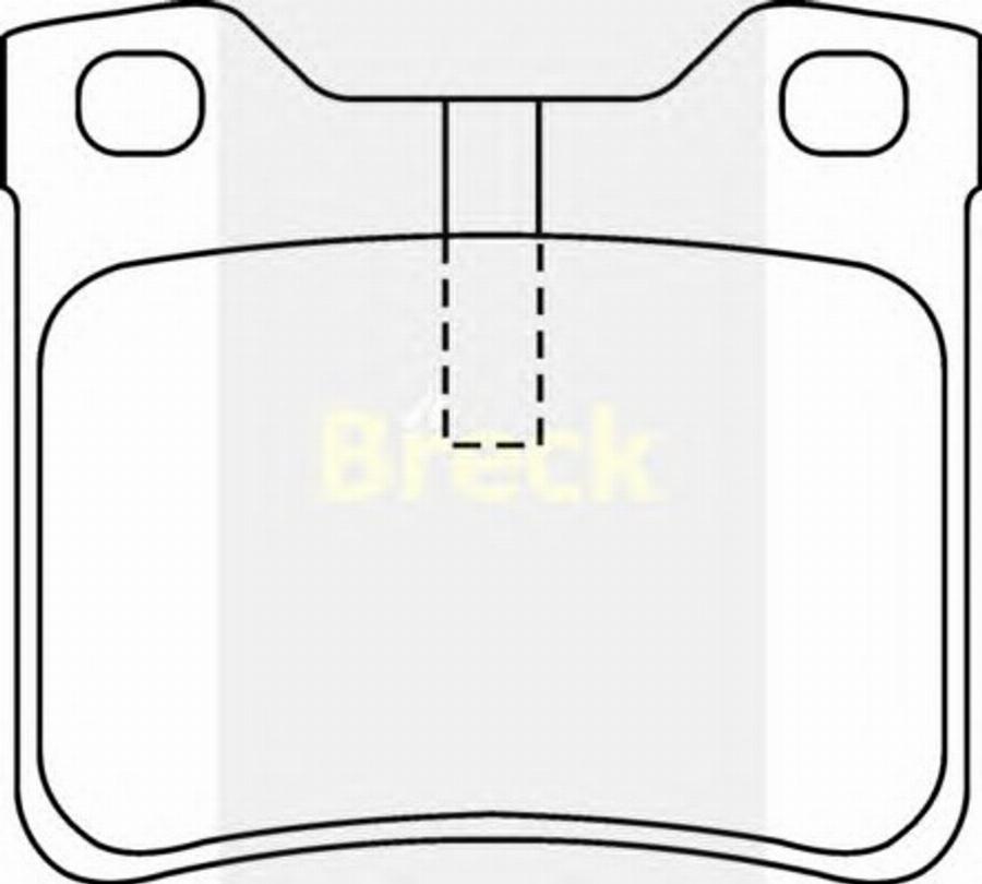 Breck 21278002 - Kit pastiglie freno, Freno a disco autozon.pro