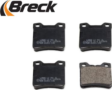 Breck 21278 10 701 00 - Kit pastiglie freno, Freno a disco autozon.pro