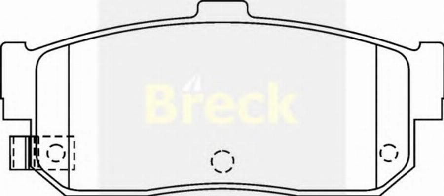 Breck 21713 00 C - Kit pastiglie freno, Freno a disco autozon.pro