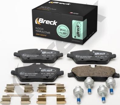 Breck 23915 00 651 00 - Kit pastiglie freno, Freno a disco autozon.pro