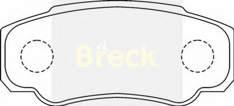 Breck 23921 00 - Kit pastiglie freno, Freno a disco autozon.pro