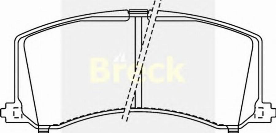 Breck 23400 00 C - Kit pastiglie freno, Freno a disco autozon.pro