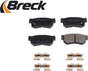 Breck 23543 00 704 10 - Kit pastiglie freno, Freno a disco autozon.pro