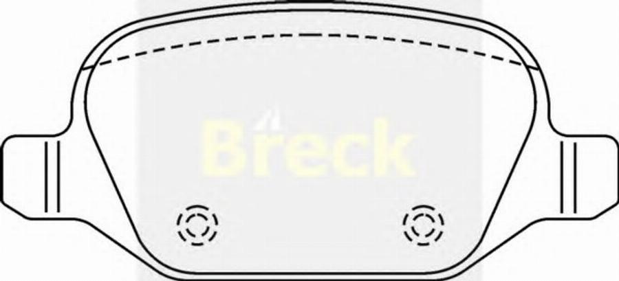 Breck 23517 00 - Kit pastiglie freno, Freno a disco autozon.pro