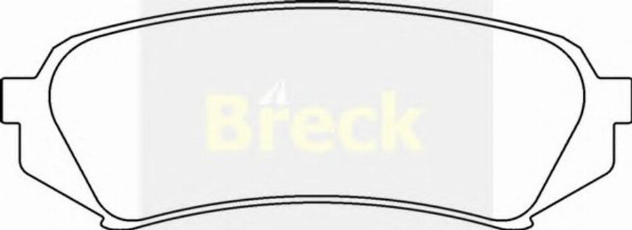 Breck 2353900 - Kit pastiglie freno, Freno a disco autozon.pro