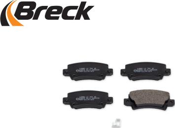 Breck 23816 00 704 10 - Kit pastiglie freno, Freno a disco autozon.pro