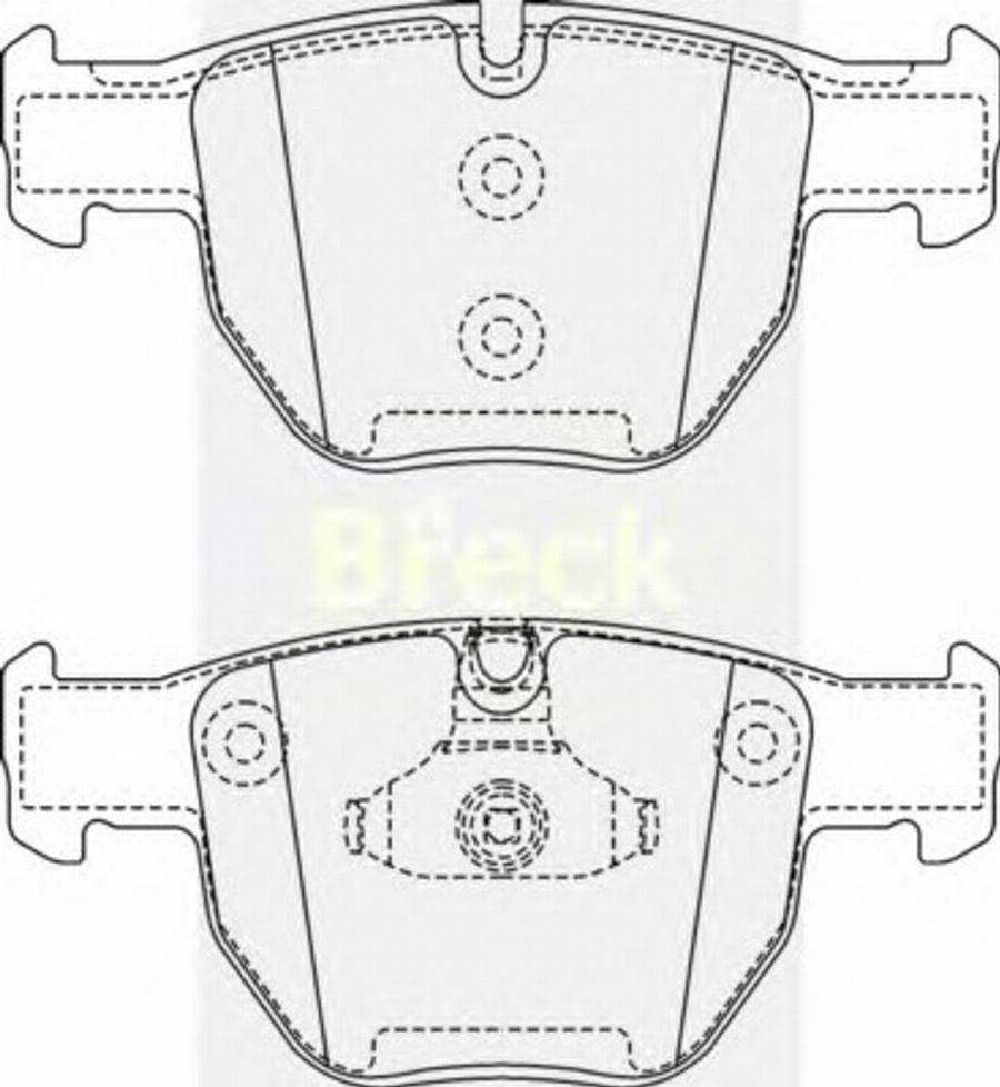 Breck 2339700 - Kit pastiglie freno, Freno a disco autozon.pro