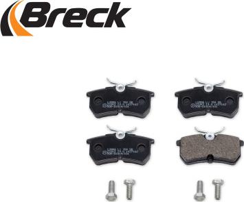 Breck 23353 00 704 00 - Kit pastiglie freno, Freno a disco autozon.pro