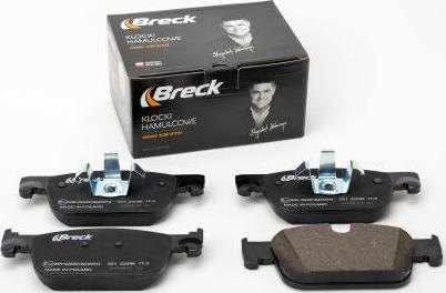 Breck 22098 00 551 00 - Kit pastiglie freno, Freno a disco autozon.pro