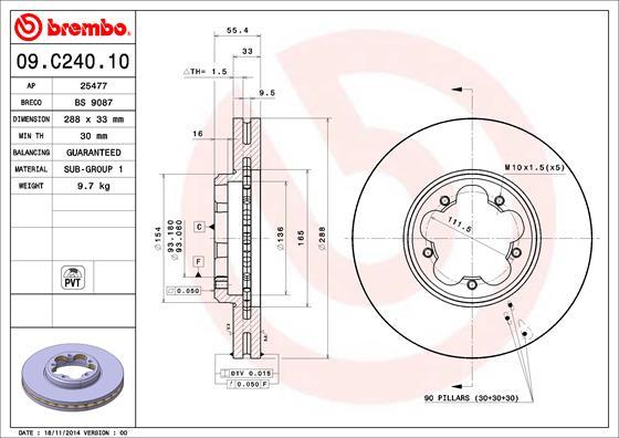 Breco BS 9087 - Discofreno autozon.pro