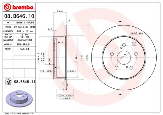 Breco BS 6048 - Discofreno autozon.pro