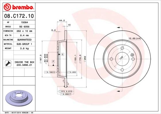 Breco BS 6056 - Discofreno autozon.pro