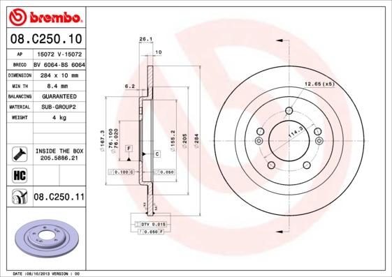 Breco BS 6064 - Discofreno autozon.pro