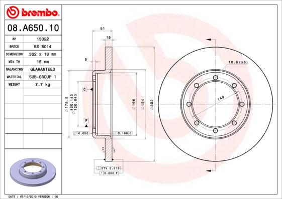 Breco BS 6014 - Discofreno autozon.pro