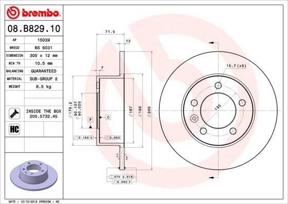 Breco BS 6031 - Discofreno autozon.pro