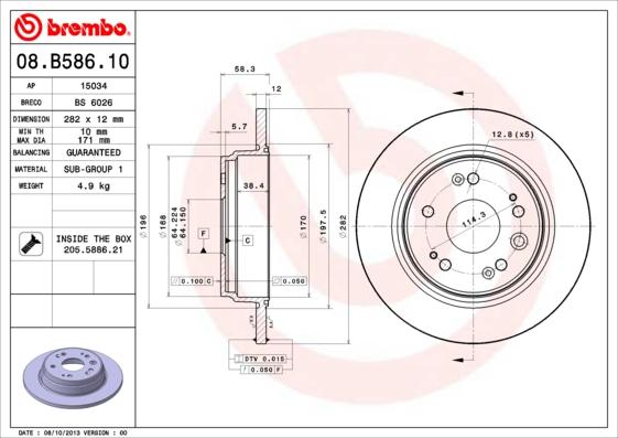 Breco BS 6026 - Discofreno autozon.pro