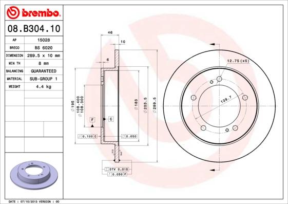 Breco BS 6020 - Discofreno autozon.pro